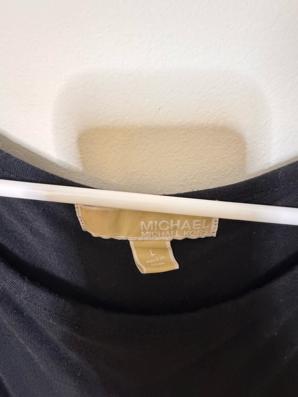 Michael Kors Black Blend Long Sleeve Tee - Picture 3 of 3